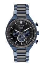 Relógio masculino seculus cronógrafo 77280gpsveq1 bicolor