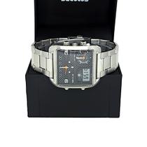 Relógio Masculino Séculus Prata Quadrado Digital/analogico 77161GOVNA1