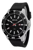 Relógio Masculino Seculus Prata Retroiluminação Prova Dágua