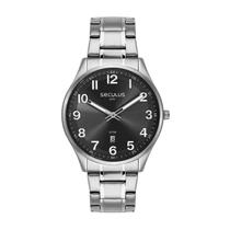 Relógio Masculino Seculus Slim Prateado 50M 77282G0Svna1