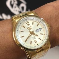 seiko 5 dourado