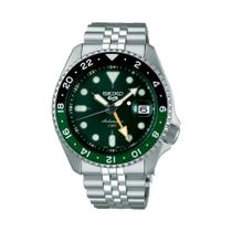 Relógio Masculino Seiko 5 Sports GMT Automático Verde SSK035B1 E1SX Relógio Masculino Seiko 5 Sports GMT Automático Verde SSK035B1 E1SX