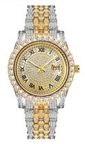 Relógio masculino SENRUD Diamond Fashion Crystal Quartz Analógico Relógio masculino SENRUD Diamond Fashion Crystal Quartz Analógico