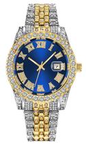 Relógio masculino SENRUD Diamond Fashion Crystal Quartz Analógico Relógio masculino SENRUD Diamond Fashion Crystal Quartz Analógico