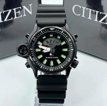 Relógio Masculino Série Black Aqualand Primeira Linha Quartz Aço Inoxidável A Prova dágua 200 metros - CTZ