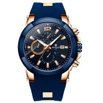 Relógio Masculino Silicone A Prova DAgua Esportivo Quartzo