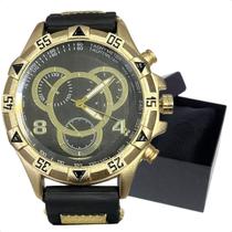 Relógio Masculino Silicone Exclusivo Top Caixa Presente - Pallyjane