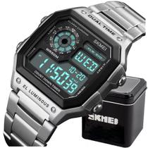 Relógio Masculino Skmei 1335 Á Prova D'água 50m Digital Retrô Esporte Relógio Masculino Skmei 1335 Á Prova D'água 50m Digital Retrô Esporte