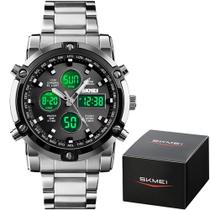 Relógio Masculino Skmei 1389 Á Prova D'água 30m Digital Esportivo Luxo Relógio Masculino Skmei 1389 Á Prova D'água 30m Digital Esportivo Luxo