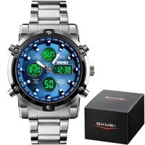 Relógio Masculino Skmei 1389 Á Prova D'água 30m Digital Esportivo Luxo Relógio Masculino Skmei 1389 Á Prova D'água 30m Digital Esportivo Luxo