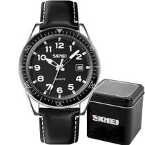 Relógio Masculino Skmei 9232 Esporte Analógico Couro Luxo Moda