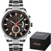 Relógio Masculino Skmei 9285 Á Prova D'água 30m Luxo Moda Casual