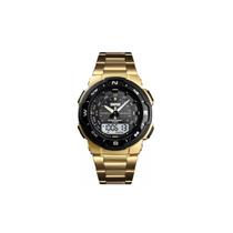 Relogio Masculino SKMEI Analogico Digital 39mm Correia Aço Relogio Masculino SKMEI Analogico Digital 39mm Correia Aço