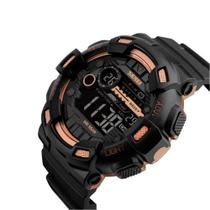 Relógio Masculino Skmei Digital 1243 Preto e Dourado Relógio Masculino Skmei Digital 1243 Preto e Dourado