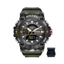Relógio Masculino Smael 8040 Militar Tático Shock Esportivo