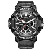 Relógio Masculino Smael AnaDigi 8036 Preto e Branco