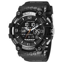 Relógio Masculino Smael Anadigi 8089 Preto