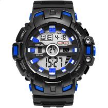 Relógio Masculino Smael Digital 1532 Preto e Azul
