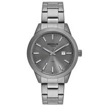 Relógio Masculino Social Titânio Cinza - Seculus Relógio Masculino Social Titânio Cinza - Seculus