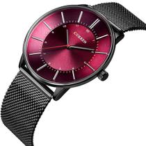 Relógio Masculino Social Ultra Fino Original Curren Metálico