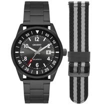 Relógio Masculino Solar Tech Orient Preto - MPSS1043 P2PX Relógio Masculino Solar Tech Orient Preto - MPSS1043 P2PX