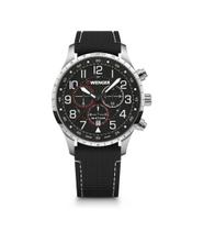 Relógio Masculino Suíço Wenger Attitude Chrono 44mm Preto 01.1543.119 Relógio Masculino Suíço Wenger Attitude Chrono 44mm Preto 01.1543.119