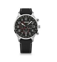 Relógio Masculino Suíço Wenger Attitude Chrono 44mm Preto 01.1543.119