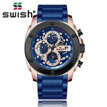 Relógio Masculino SWISH Aço Inoxidável à Prova D água