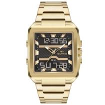 Relógio Masculino Technos Anadigi Ts Digitech Dourado BJ3758AB/1P