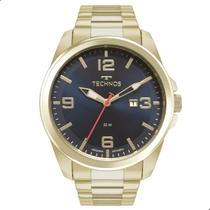 Relógio Masculino Technos Analógico Dourado Militar 2115NAT/1A Calendário