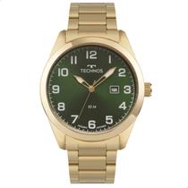 Relógio Masculino Technos Analógico Dourado Verde Calendário 2115TYO/1V Relógio Masculino Technos Analógico Dourado Verde Calendário 2115TYO/1V