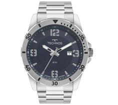 Relógio Masculino Technos Analógico Prata Militar 2115MYN/1A Relógio Masculino Technos Analógico Prata Militar 2115MYN/1A