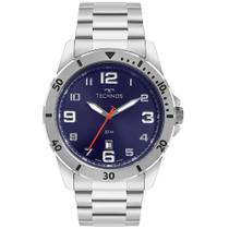 Relógio Masculino Technos Analógico Prata Militar 2115NAP/1A Calendário
