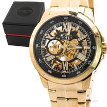 Relógio Masculino Technos Automático Dourado Original Prova D'água Garantia 1 ano G3265AN/1K