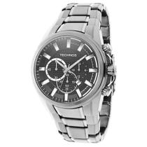 Relógio Masculino Technos Classic Solar Cronógrafo Prata VS75AA/1P