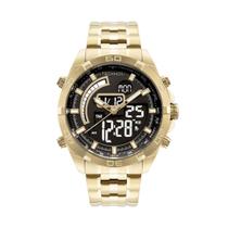 Relógio Masculino Technos Digitech Dourado 100M BJ3496AA/1D Relógio Masculino Technos Digitech Dourado 100M BJ3496AA/1D