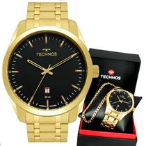 Relógio Masculino Technos Dourado 2115MSBS/4P Garantia de Um Ano