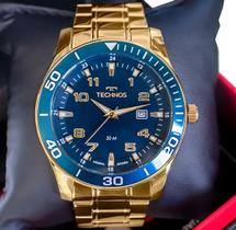 Relógio Masculino Technos Dourado Analógico 2115MQLS/4A Original
