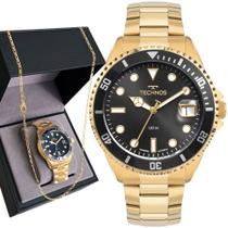 Relógio Masculino Technos Dourado Luxo Analógico Prova Dágua Relógio Masculino Technos Dourado Luxo Analógico Prova Dágua
