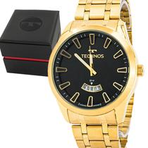 Relógio Masculino Technos Dourado Social Original Resistente a Agua 1 Ano de Garantia RT2115MZT