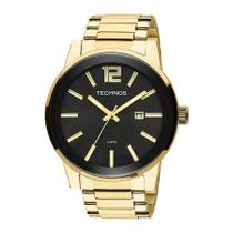 Relogio masculino technos golf dourado 2115tt/4p