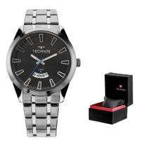 Relógio Masculino Technos Grande A Prova D Água 2115KZB/1P Relógio Masculino Technos Grande A Prova D Água 2115KZB/1P