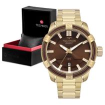 Relógio Masculino Technos Legacy Dourado À Prova DÁgua 100M 2415Dq/1M