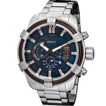 Relógio Masculino Technos Legacy Prateado À Prova D'água 100M OS2ABW/1A
