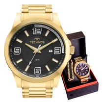 Relógio Masculino Technos Performance Racer Dourado 2115NBA/1D