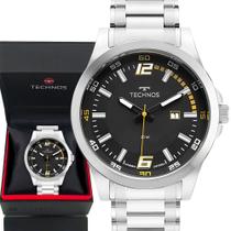 Relógio Masculino Technos Prata Original Garantia 1 Ano Top Relógio Masculino Technos Prata Original Garantia 1 Ano Top