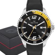 Relógio Masculino Technos Prata Original Prova Dágua Luxo