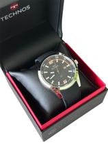 Relógio masculino technos pulseira de borracha 2115kpt/2l Relógio masculino technos pulseira de borracha 2115kpt/2l