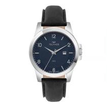 Relógio Masculino Technos Quartz Couro Classic 2117LFX/T1A Azul Relógio Masculino Technos Quartz Couro Classic 2117LFX/T1A Azul