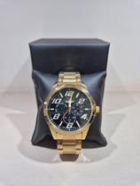 Relógio Masculino Technos Racer Sport Dourado Original Relógio Masculino Technos Racer Sport Dourado Original